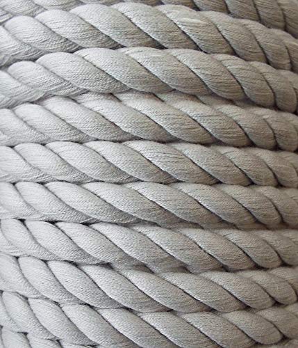Großhandel für Schneiderbedarf 3 m Baumwollkordel 10 mm hell grau Großhandel für Schneiderbedarf 3 m Baumwollkordel 10 mm hell grau von Großhandel für Schneiderbedarf