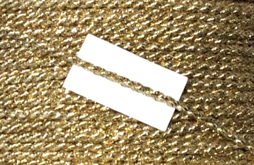 3 m Kordel Gold 2 mm 3 m Kordel Gold 2 mm von Großhandel für Schneiderbedarf