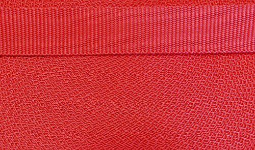 3 m PP Gurtband 25 mm rot 1,53€/m von Großhandel für Schneiderbedarf