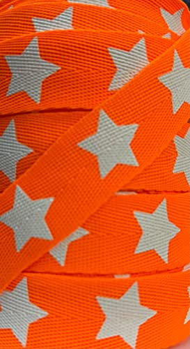 3 m Polyester Köper Band 18mm neon orange von Großhandel für Schneiderbedarf