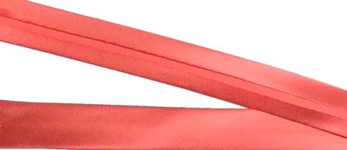 3 m Satinschrägband coralle 20 mm vorgefalzt 3 m Satinschrägband coralle 20 mm vorgefalzt von Großhandel für Schneiderbedarf