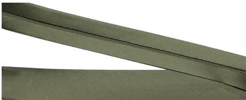 3 m Satinschrägband kaki 20 mm vorgefalzt 3 m Satinschrägband kaki 20 mm vorgefalzt von Großhandel für Schneiderbedarf