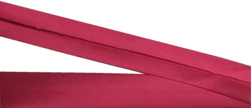 3 m Satinschrägband pink 20 mm vorgefalzt von Großhandel für Schneiderbedarf