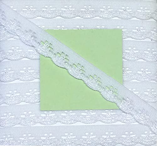 Großhandel für Schneiderbedarf 3 m Wäschespitze elastisch 10 mm weiß, Nylon 84% / Elastane 16%, für alle Gelegenheiten, Casual, weiß Großhandel für Schneiderbedarf 3 m Wäschespitze elastisch 10 mm weiß, Nylon 84% / Elastane 16%, für alle Gelegenheiten, Casual, weiß von Großhandel für Schneiderbedarf