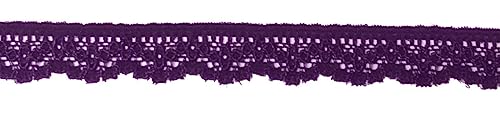 3 m Wäschespitze elastisch 14 mm violett 3 m Wäschespitze elastisch 14 mm violett von Großhandel für Schneiderbedarf