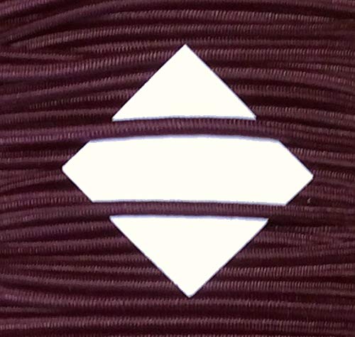 3 m elastische Kordel/Gummikordel dunkelrot 3 mm von Großhandel für Schneiderbedarf