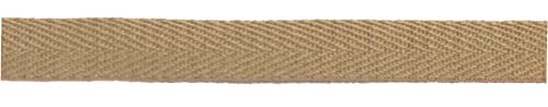 5 m Baumwollband 10 mm beige von Großhandel für Schneiderbedarf