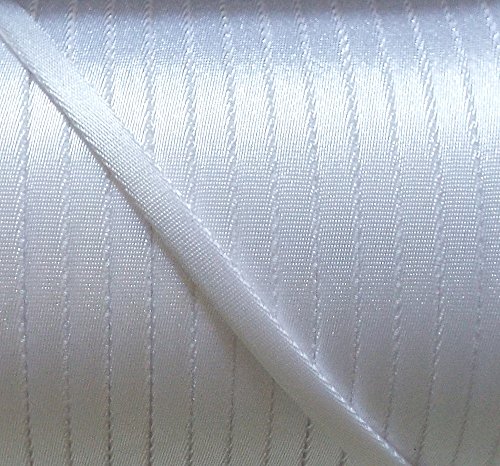 5 m Satin-Kordel 5mm weiß seidig glänzend von Großhandel für Schneiderbedarf