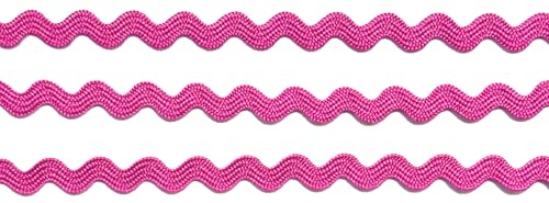 5 m Zackenlitze 8 mm pink 5 m Zackenlitze 8 mm pink von Großhandel für Schneiderbedarf