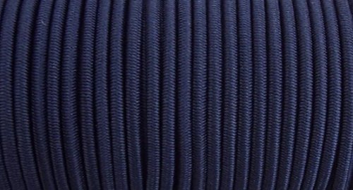 5 m elastische Kordel/Gummikordel dunkelblau 2 mm 1,12€/m von Großhandel für Schneiderbedarf
