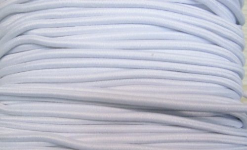 5 m elastische Kordel/Gummikordel weiß 2,5 mm 5 m elastische Kordel/Gummikordel weiß 2,5 mm von Großhandel für Schneiderbedarf