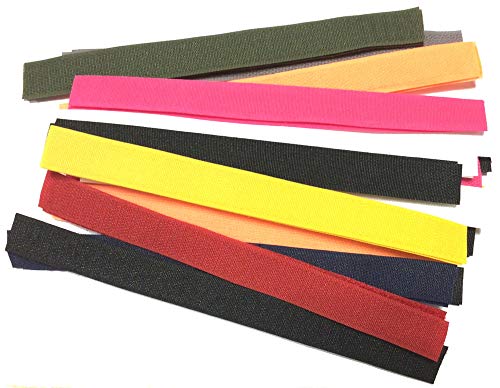 Bastelsortiment Klettband 20 x 20 cm verschiedene Farben 1,82 €/m von Großhandel für Schneiderbedarf