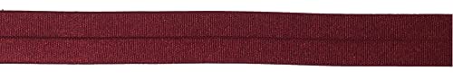 Großhandel für Schneiderbedarf 3 m elastisches Einfaßband 16 mm weinrot von Großhandel für Schneiderbedarf