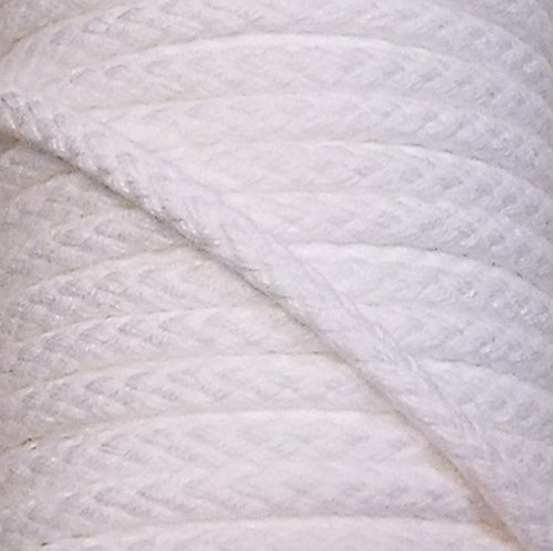 5 m Baumwollkordel 5 mm weiß von Großhandel für Schneiderbedarf