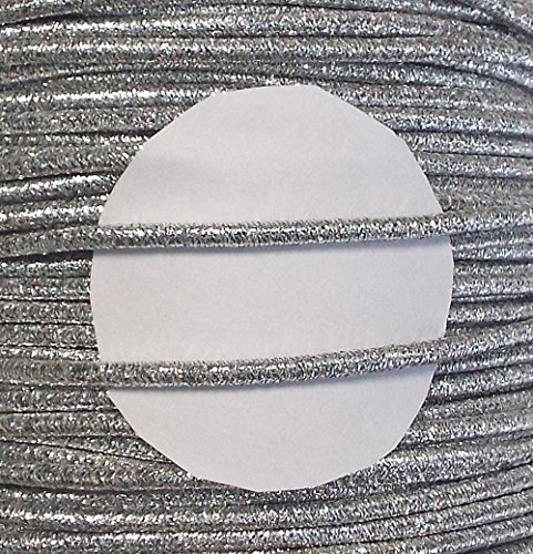 5 m elastische Kordel/Gummikordel Lurex Silber 2 mm 5 m elastische Kordel/Gummikordel Lurex Silber 2 mm von Großhandel für Schneiderbedarf