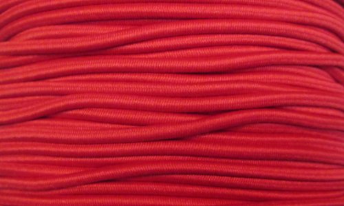 Großhandel für Schneiderbedarf 5 m elastische Kordel/Gummikordel rot 2,5 mm 1,11 €/m von Großhandel für Schneiderbedarf