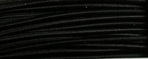 Großhandel für Schneiderbedarf 5 m elastische Kordel/Gummikordel schwarz 2,5 mm 0,89 €/m von Großhandel für Schneiderbedarf
