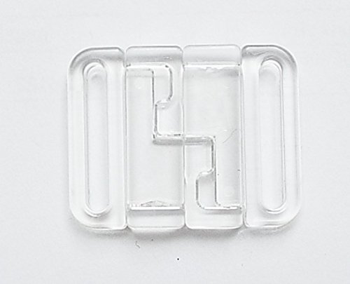 Großhandel für Schneiderbedarf Bikiniverschluß transparent 30 mm Stegbreite von Großhandel für Schneiderbedarf
