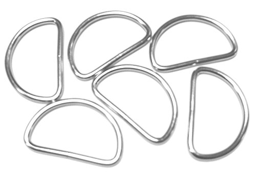 Großhandel für Schneiderbedarf Halbringe/D-Ringe Silber 50 mm 6er Set Großhandel für Schneiderbedarf Halbringe/D-Ringe Silber 50 mm 6er Set von Großhandel für Schneiderbedarf