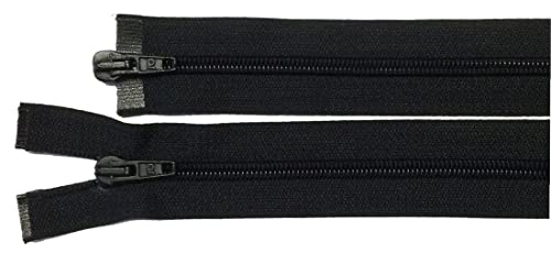 Reißverschluß Kunststoff 2-Wege teilbar für Jacken 200 cm schwarz Reißverschluß Kunststoff 2-Wege teilbar für Jacken 200 cm schwarz von Großhandel für Schneiderbedarf
