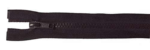 Reißverschluß Kunststoff teilbar für Jacken 65 cm schwarz von Großhandel für Schneiderbedarf
