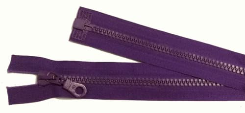 Reißverschluß Kunststoff teilbar für Jacken 75 cm violett Reißverschluß Kunststoff teilbar für Jacken 75 cm violett von Großhandel für Schneiderbedarf