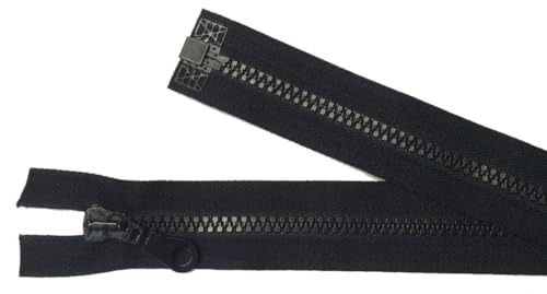 Reißverschluß Kunststoff teilbar für Jacken 95 cm schwarz Reißverschluß Kunststoff teilbar für Jacken 95 cm schwarz von Buosha