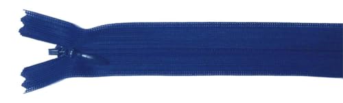 Reißverschluß nahtverdeckt nahtfein 60 cm blau von Großhandel für Schneiderbedarf