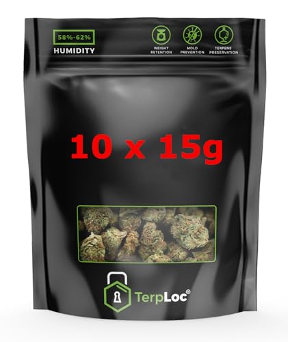 10 x 15g Grove Bags Terploc, Luftdichte Aufbewahrungsbeutel mit Feuchtigkeits- und Geruchskontrolle + UV-Schutz 10 x 15g Grove Bags Terploc, Luftdichte Aufbewahrungsbeutel mit Feuchtigkeits- und Geruchskontrolle + UV-Schutz von Grove Bags