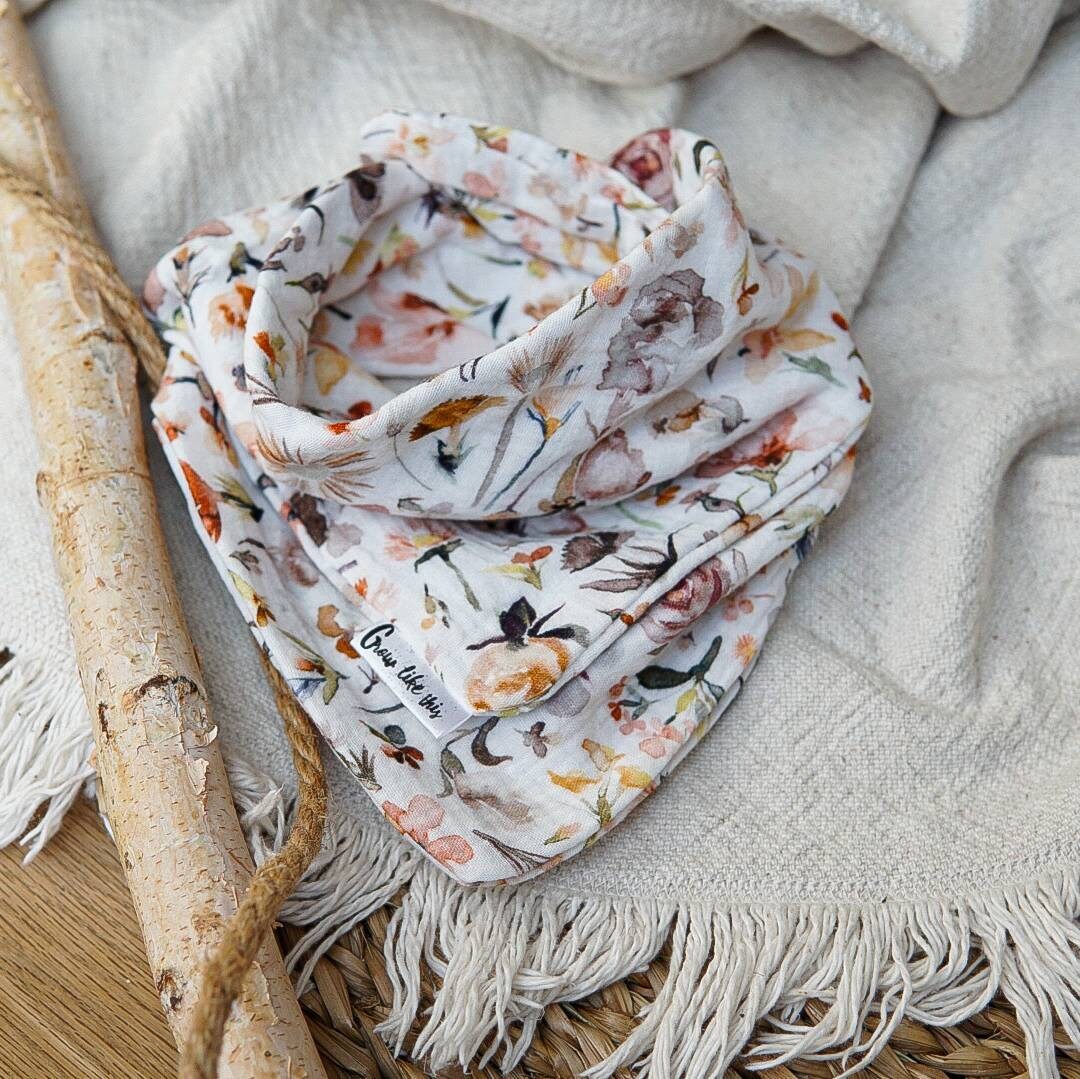 Lagentuch, Halstuch Aus Musselin, Musselintuch Summerflowers, Baby, Mädchen Lagentuch, Halstuch Aus Musselin, Musselintuch Summerflowers, Baby, Mädchen von GrowlikethisShop