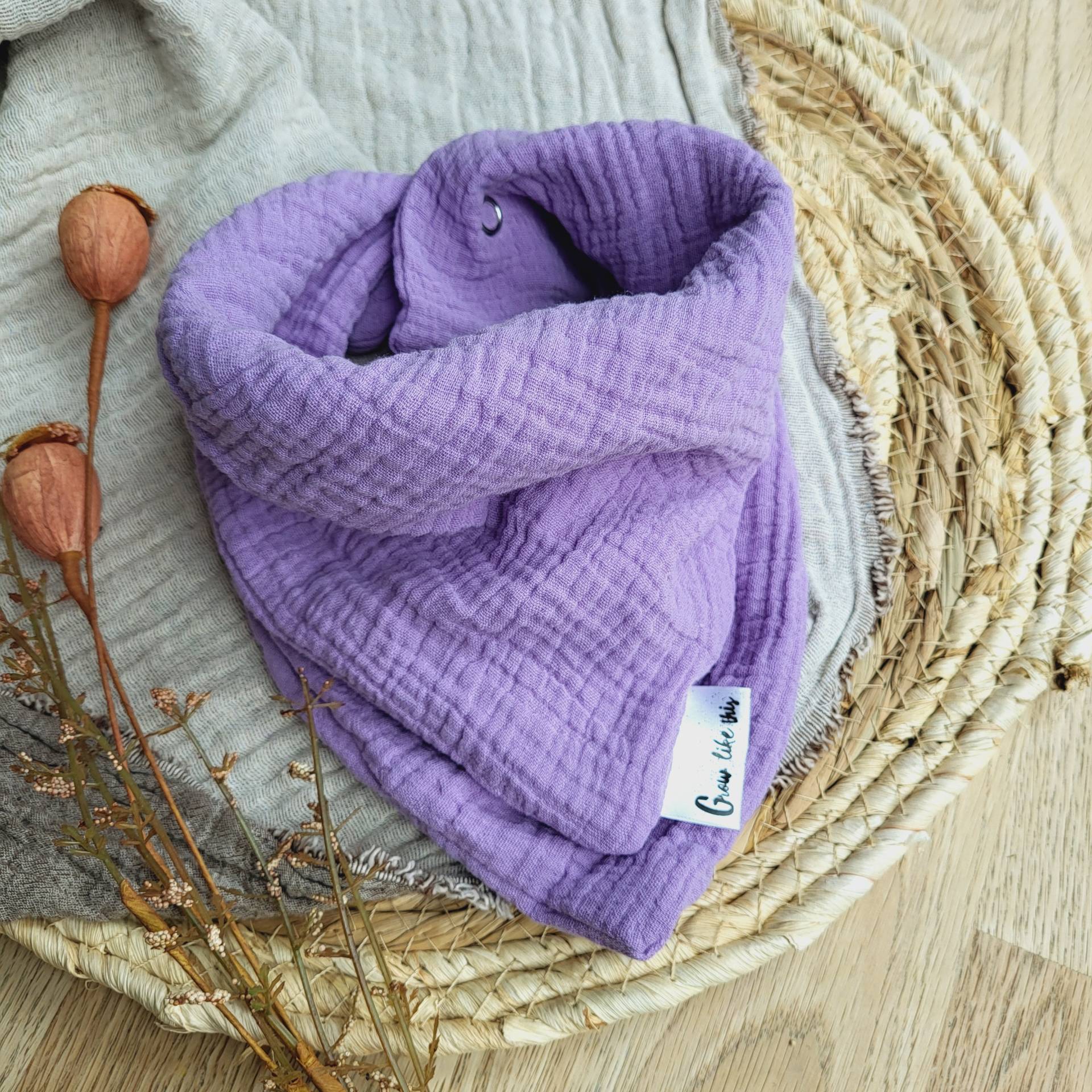 Lagentuch, Halstuch Aus Musselin Lavendel, Musselintuch Kind, Kinder, Baby, Loop, Spucktuch Lagentuch, Halstuch Aus Musselin Lavendel, Musselintuch Kind, Kinder, Baby, Loop, Spucktuch von GrowlikethisShop