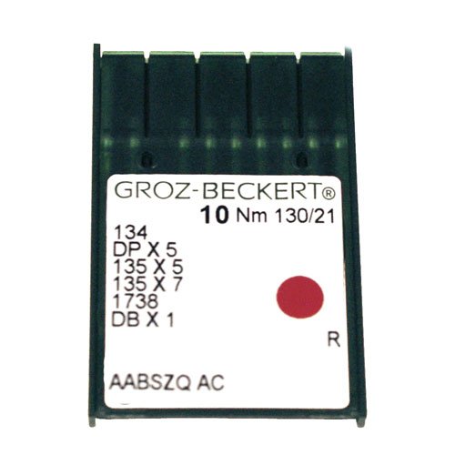 GROZ-BECKERT Nähmaschinennadeln | 10 Stück (10 Nm 130/21 R) von Groz-Beckert