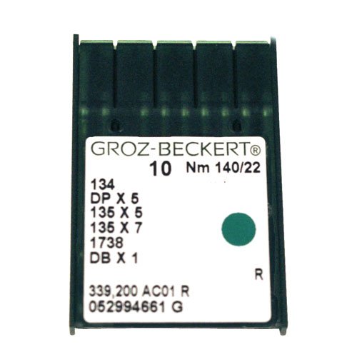 GROZ-BECKERT Nähmaschinennadeln | 10 Stück (10 Nm 140/22 R) von Groz-Beckert
