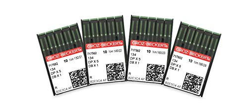 Groz-Beckert Nähmaschinennadel 134 DPx5 dicke Nadeln 5er Pack (130-140-160-180) von Groz-Beckert
