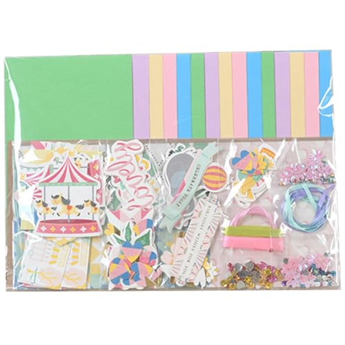 15pcs Paper Card Make Kits Bunte handgefertigte Grußkarten -Kits DIY -Herstellung Material Set für Geburtstagseinladung, Thanksgiving, Weihnachten, Holiday Kit von Grtheenumb