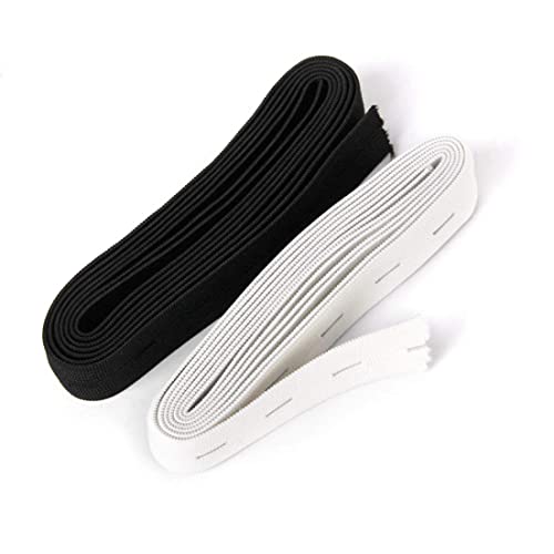 2pcs Praktische flache elastische Kabel mit Multi -Verwendung -Spulennähbändern Knopfloch -Elastizitätsbänder schwarz -weiß flache Schnüre Spulennähknopfloch KN 2pcs Praktische flache elastische Kabel mit Multi -Verwendung -Spulennähbändern Knopfloch -Elastizitätsbänder schwarz -weiß flache Schnüre Spulennähknopfloch KN von Grtheenumb