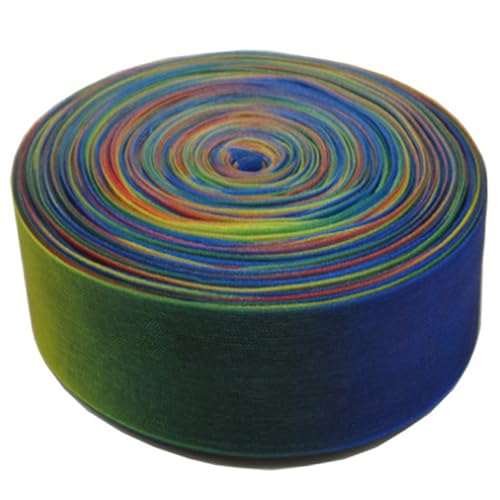 Farbiges Band, 100 yd Länge Regenbogenbänder für Geschenkverpackung, lustiges DIY -Verpackungsband, wiederverwendbares Paket für Backhandwerk Party Dekorationen Ribbon Farbiges Band, 100 yd Länge Regenbogenbänder für Geschenkverpackung, lustiges DIY -Verpackungsband, wiederverwendbares Paket für Backhandwerk Party Dekorationen Ribbon von Grtheenumb