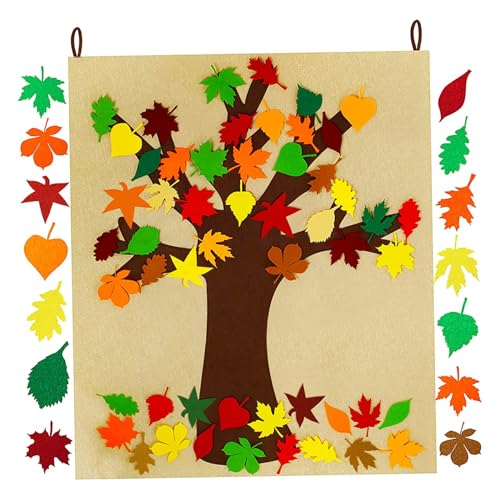 Grtheenumb Herbstblattdekorationen, Herbstbaum von Thanks Craft Kit - DIY Thanksgiving -Aktivität für Kinder Kleinkinder für das Home -Klassenzimmer von Grtheenumb
