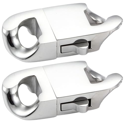 Halskette Clasp 2pcs 0, 8 x 0, 3 Hochleistungs -Halskette Extender Silberfeder Verschlüsse für Schmuckherstellung, Schnalle und Kettenarmband Stylish Anschlussschnallen Dekor Clas von Grtheenumb
