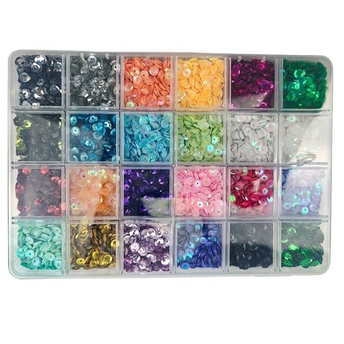 Pailletten für Handwerk, lose Pailletten, 5 mm glänzende, facettierte Plastikschills Pailletten für Handwerk, lose Pailletten, 5 mm glänzende, facettierte Plastikschills von Grtheenumb