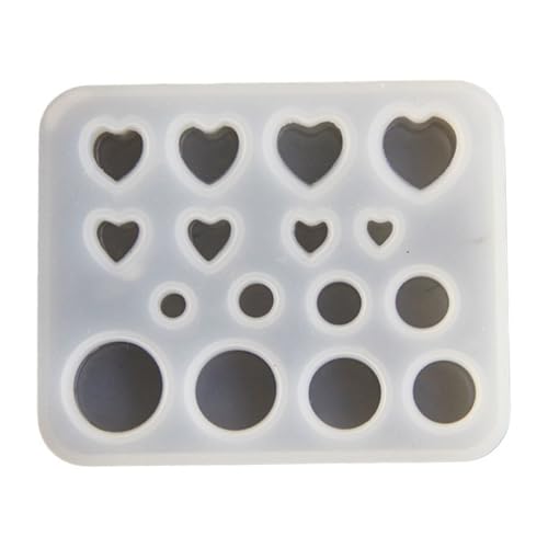 Silikonohrringform 3.9 x 3, 5 x 1, 2 Zoll runde herzförmige klare Ohrringformen lustige DIY -Schmuck Making Silikonformen für Handwerksherstellung Ohrringeprojekte Silikonohrringform 3.9 x 3, 5 x 1, 2 Zoll runde herzförmige klare Ohrringformen lustige DIY -Schmuck Making Silikonformen für Handwerksherstellung Ohrringeprojekte von Grtheenumb
