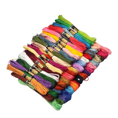 Stickfäden 50 Farben Sticksloss DIY -Garnfäden für Kreuzsticharmbänder Kreuzstich Stickfäden 50 Farben Sticksloss DIY -Garnfäden für Kreuzsticharmbänder Kreuzstich von Grtheenumb