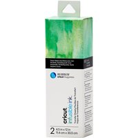 Cricut Motiv Transferbogen "Infusible Ink", 11,4 x 30,5 cm - Green Watercolor von Cricut
