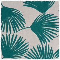 Halbpanama-Stoff "Palmblätter" Halbpanama-Stoff "Palmblätter" von Grün