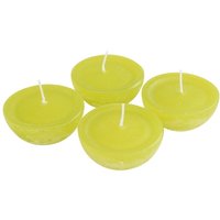 Schwimmkerzen Rustic "Groß", 4 Stück - Limone Schwimmkerzen Rustic "Groß", 4 Stück - Limone von Wenzel