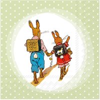 Serviette "Hans und Gretchen" Serviette "Hans und Gretchen" von Ihr