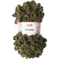 Wolle "Krinkle" - Olivgrün von stafil