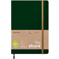 share Notizbuch A5, punktkariert - Grün share Notizbuch A5, punktkariert - Grün von Share