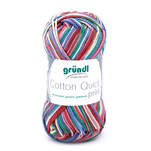 Cotton Quick print Gründl Wolle 100 % Baumwolle 50 g Farbe 188 Cotton Quick print Gründl Wolle 100 % Baumwolle 50 g Farbe 188 von Gründl