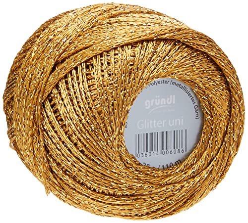 Glitter Gründl Wolle Häkelgarn 25 g Farbe 8210 von Gründl